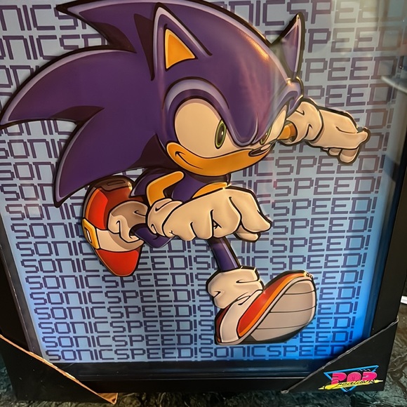 Rare Sonic the Hedgehog Pop Creations framed. - Picture 4 of 4